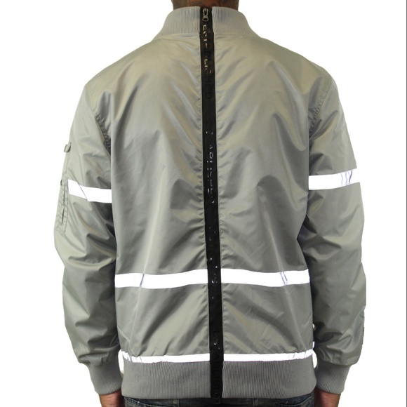 Well Established No Division Nylon Jacket Silver - Picture 3 of 5